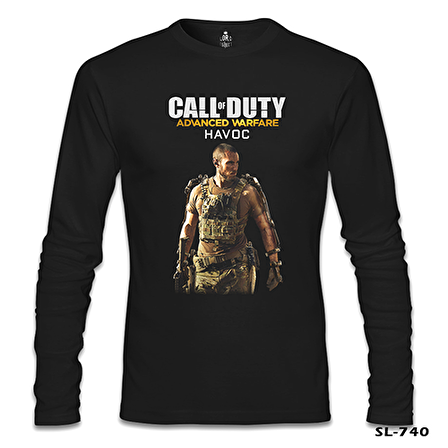 Call of Duty - Advanced Warfare Havoc Siyah Erkek Sweatshirt