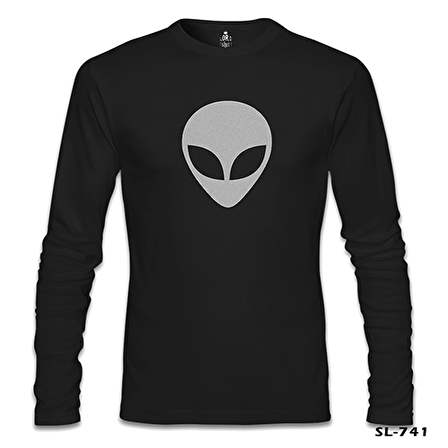Alien Siyah Erkek Sweatshirt