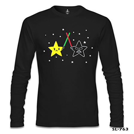 Real Star Wars Siyah Erkek Sweatshirt