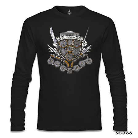 Supernatural - 79/83 Siyah Erkek Sweatshirt