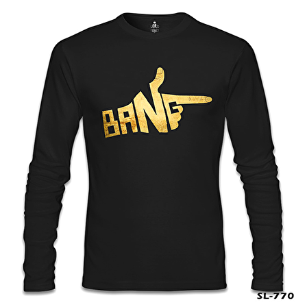 Bang Siyah Erkek Sweatshirt