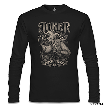 Joker Siyah Erkek Sweatshirt