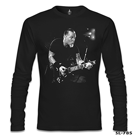 Metallica - James Solo Siyah Erkek Sweatshirt