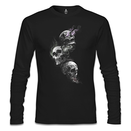 Smoky Heads Siyah Erkek Sweatshirt