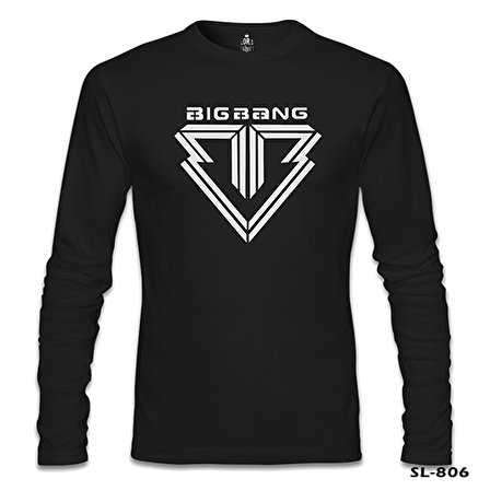 Big Bang Logo Siyah Erkek Sweatshirt