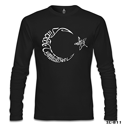TC Atatürk Siyah Erkek Sweatshirt