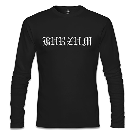 Burzum - Logo Siyah Erkek Sweatshirt