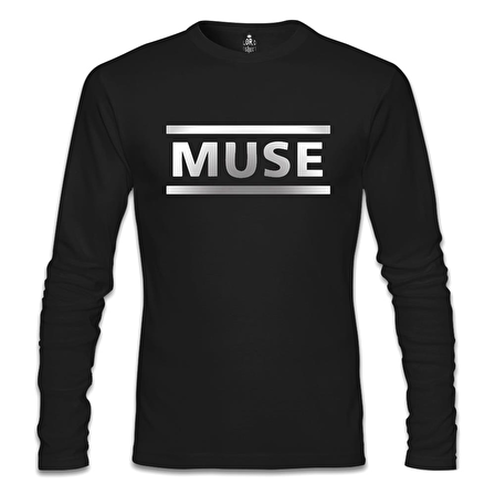 Muse - Logo Siyah Erkek Sweatshirt