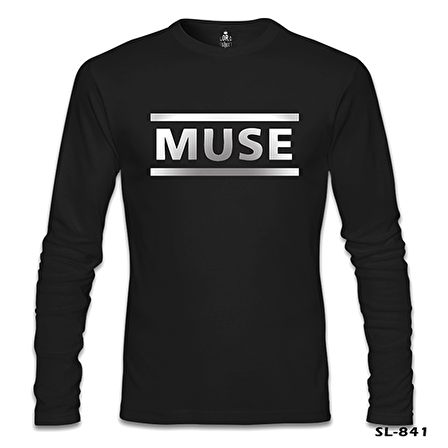 Muse - Logo Siyah Erkek Sweatshirt
