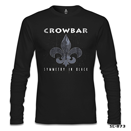 Crowbar - Symmetry in Black Siyah Erkek Sweatshirt
