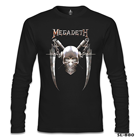 Megadeth - Vic 6 Siyah Erkek Sweatshirt
