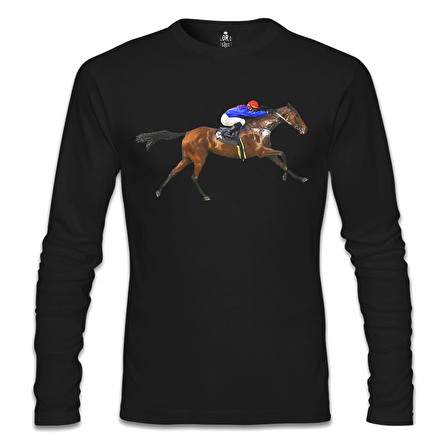 At 5 Siyah Erkek Sweatshirt