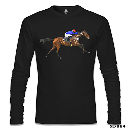 At 5 Siyah Erkek Sweatshirt