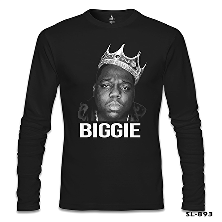 Biggie Siyah Erkek Sweatshirt