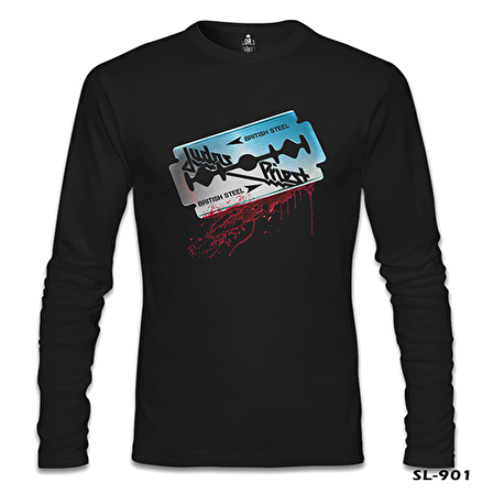Judas Priest - British Steel Siyah Erkek Sweatshirt