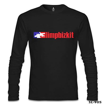 Limpbizkit - Logo Siyah Erkek Sweatshirt