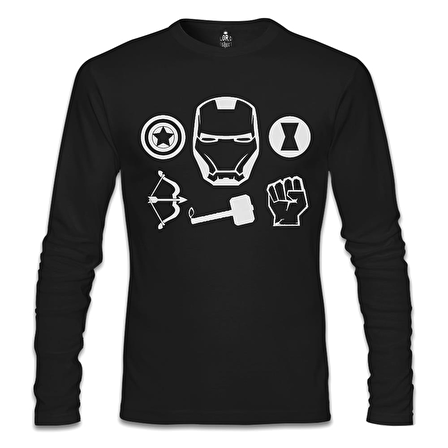 Hunters Siyah Erkek Sweatshirt