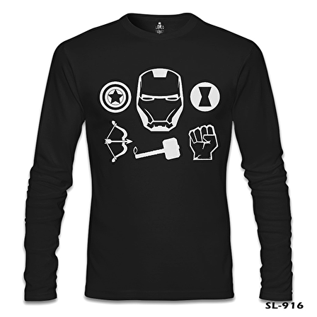 Hunters Siyah Erkek Sweatshirt