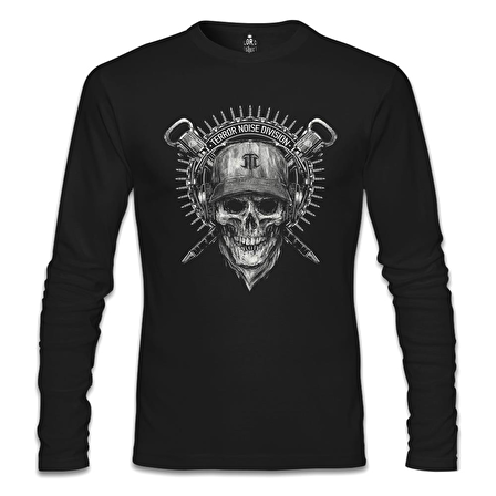 Terror Noise Division Siyah Erkek Sweatshirt