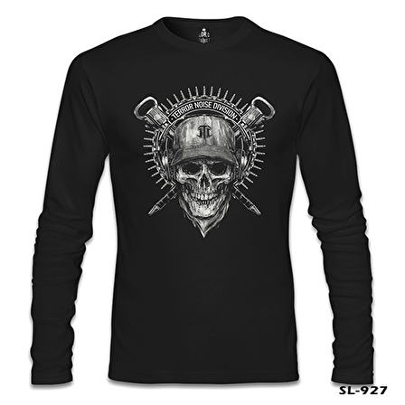 Terror Noise Division Siyah Erkek Sweatshirt