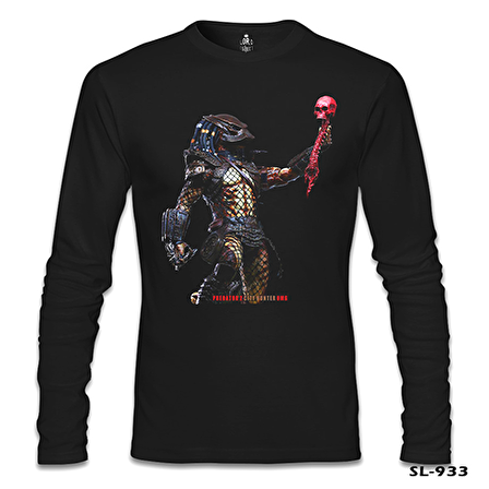 AVP - Predator City Hunter Siyah Erkek Sweatshirt