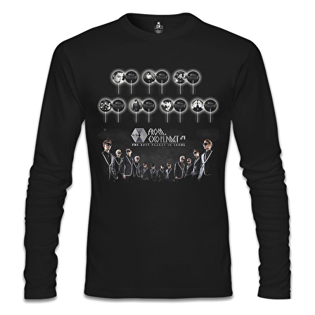 EXO - The Lost Planet Siyah Erkek Sweatshirt