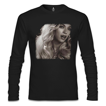 Beyonce - Star Siyah Erkek Sweatshirt