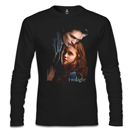 Twilight Siyah Erkek Sweatshirt