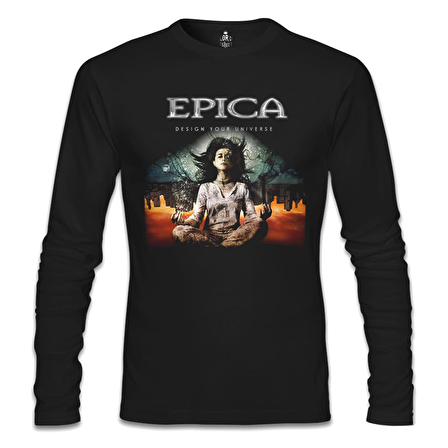 Epica - Design Your Universe Siyah Erkek Sweatshirt