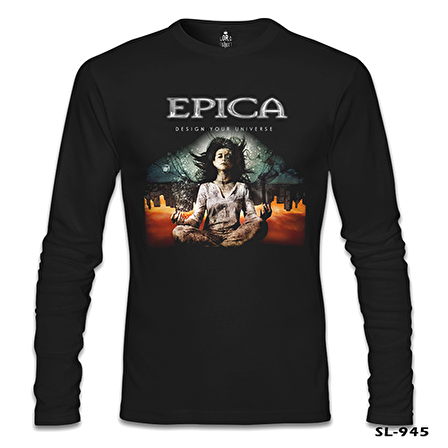 Epica - Design Your Universe Siyah Erkek Sweatshirt