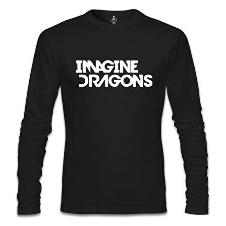 Imagine Dragons - Logo Siyah Erkek Sweatshirt