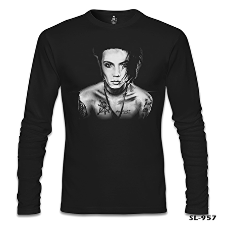 Black Veil Brides - Andy Siyah Erkek Sweatshirt