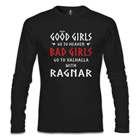 Vikings - Valhalla Siyah Erkek Sweatshirt