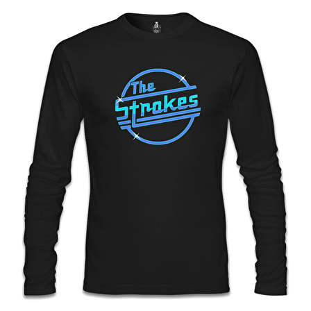 The Strokes - Logo Siyah Erkek Sweatshirt