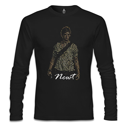 The Maze Runner - Newt Siyah Erkek Sweatshirt