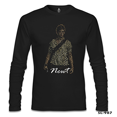 The Maze Runner - Newt Siyah Erkek Sweatshirt