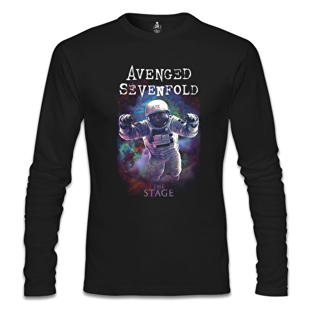 Avenged Sevenfold - Stage Astronaut Siyah Erkek Sweatshirt