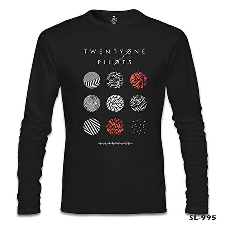 Twenty One Pilots - Blurryface Siyah Erkek Sweatshirt