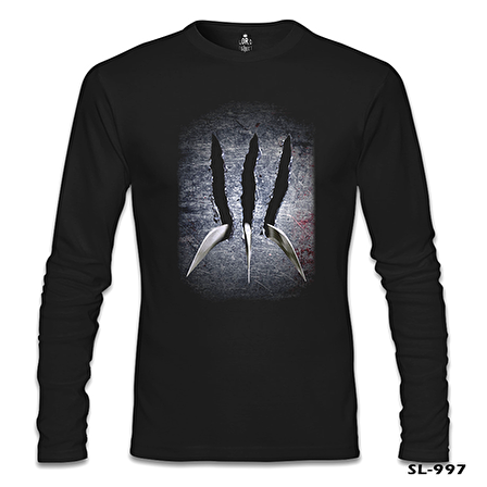 Men Origins Siyah Erkek Sweatshirt