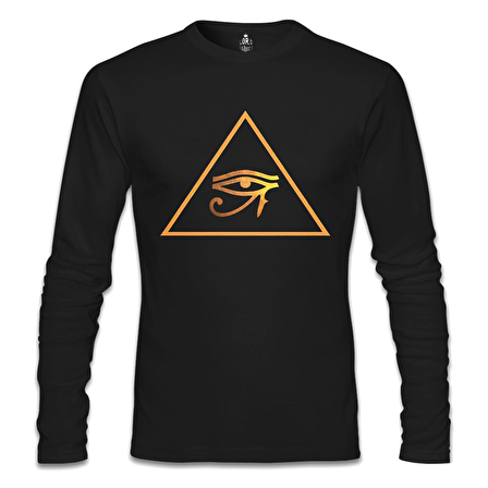 Ra'nın Gözü Siyah Erkek Sweatshirt