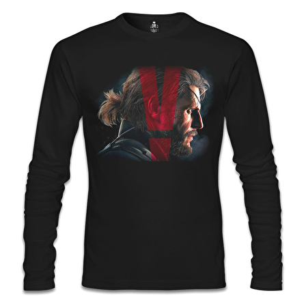 Metal Gear Solid V - The Phantom Pain Siyah Erkek Sweatshirt