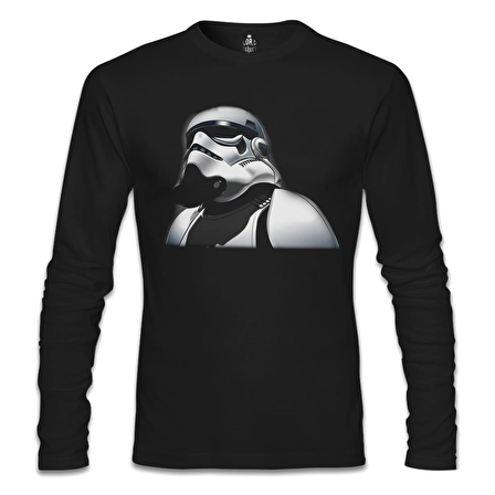 Star Wars - Stormtrooper 2 Siyah Erkek Sweatshirt