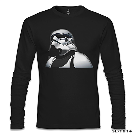 Star Wars - Stormtrooper 2 Siyah Erkek Sweatshirt