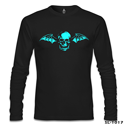 Avenged Sevenfold - Skull Logo Siyah Erkek Sweatshirt