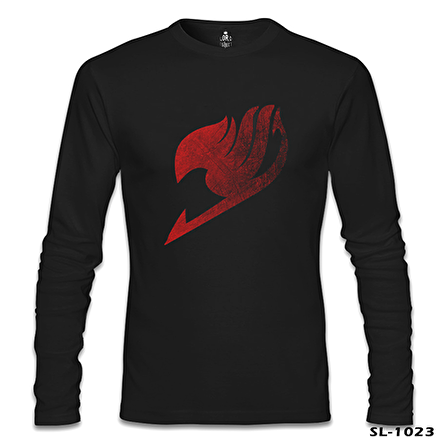 Fairy Tail - Logo 2 Siyah Erkek Sweatshirt