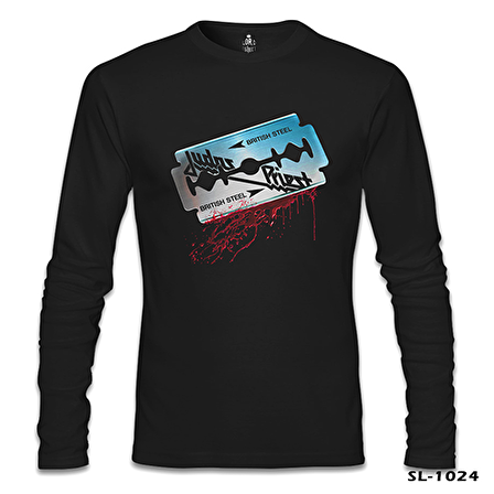 Judas Priest - British Steel Siyah Erkek Sweatshirt
