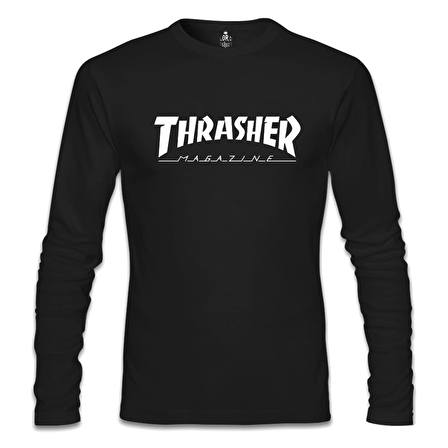 Thrasher Magazine Siyah Erkek Sweatshirt