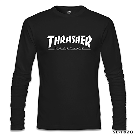 Thrasher Magazine Siyah Erkek Sweatshirt