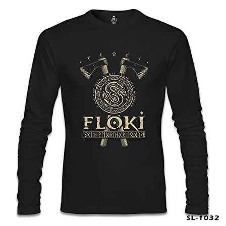 Vikings - Floki Siyah Erkek Sweatshirt