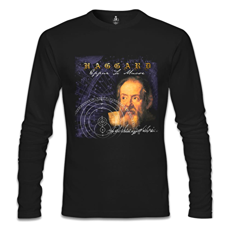 Haggard - Eppur Si Muove Siyah Erkek Sweatshirt